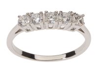 Anello Bluamante Donna in Argento Cubic Zirconia BAN008CR14